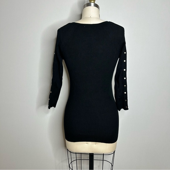 Cache Ribbed Knit Top - Picture 4 of 7